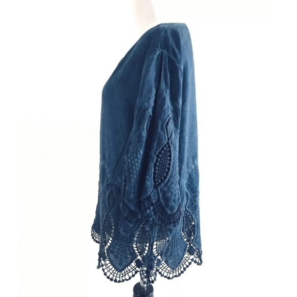 Ralph Lauren | Eyelet Top Embroidered Pullover - Picture 3 of 8